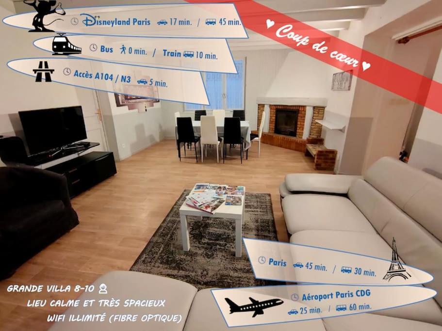 Pause Entre Deux Meaux ► Proche Disneyland Paris ► Wifi ► Netflix ► 24/24H Penchard Zewnętrze zdjęcie